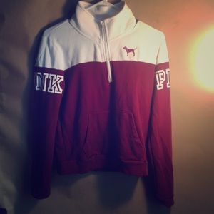 🦄VS Pink Quarter ZIP Hoodie!